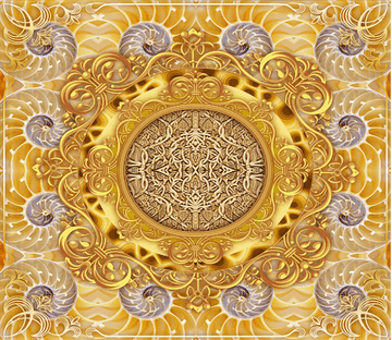 3D Luxurious Pattern Floor Mural Wallpaper AJ Wallpaper 2 
