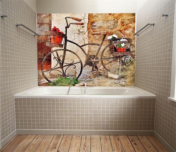 3D Bicycle Worn 742 Wallpaper AJ Wallpaper 