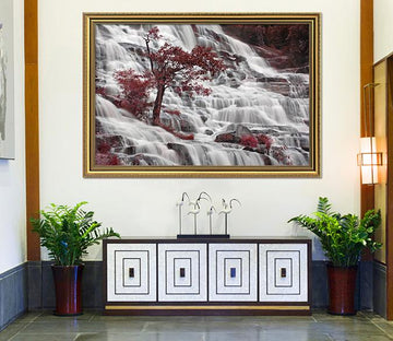 3D The Spectacular Waterfall 151 Fake Framed Print Painting Wallpaper AJ Creativity Home 
