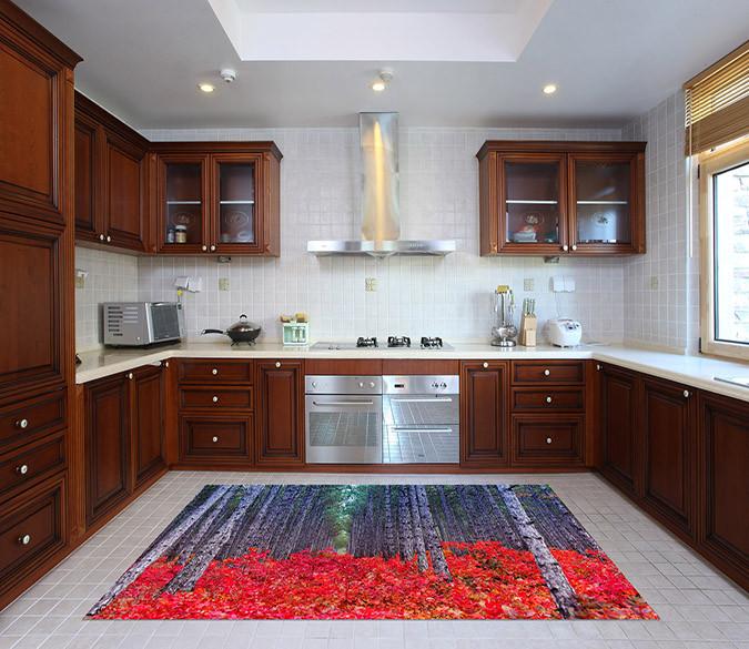 3D Forest Plants 601 Kitchen Mat Floor Mural Wallpaper AJ Wallpaper 