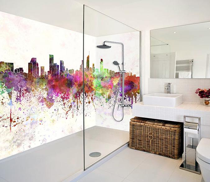 3D Graffiti City 76 Bathroom Wallpaper Wallpaper AJ Wallpaper 
