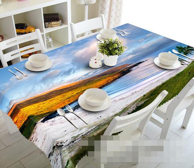 3D Sea Bay Scenery 1028 Tablecloths Wallpaper AJ Wallpaper 