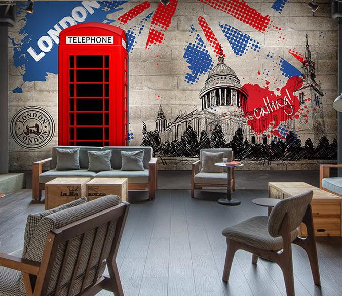 3D Telephone Booth 128 Wallpaper AJ Wallpaper 