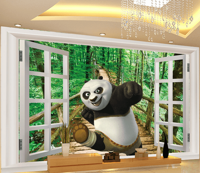 Window Panda Wallpaper AJ Wallpaper 