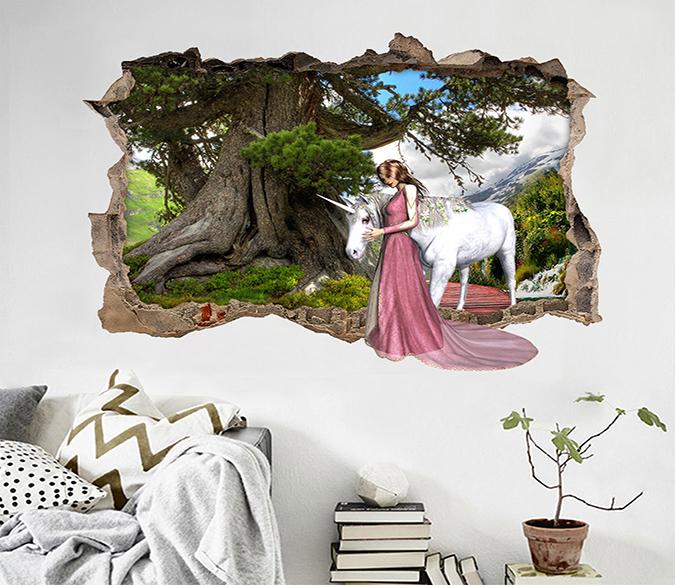 3D Princess Mounts 21 Broken Wall Murals Wallpaper AJ Wallpaper 