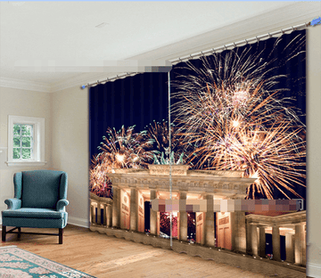 3D Fireworks 2102 Curtains Drapes Wallpaper AJ Wallpaper 