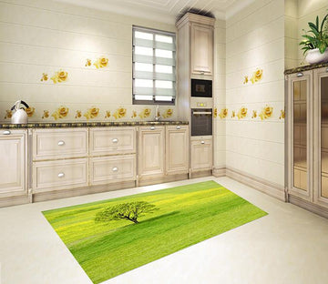 3D Grassland Tree 109 Kitchen Mat Floor Mural Wallpaper AJ Wallpaper 