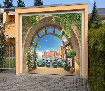3D Arches Venice Scenery 307 Garage Door Mural Wallpaper AJ Wallpaper 