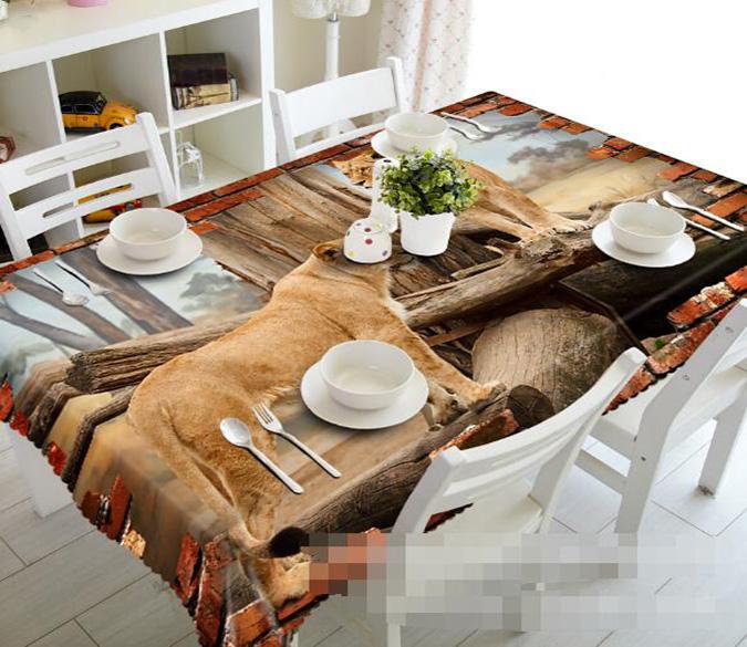 3D Leopards 1492 Tablecloths Wallpaper AJ Wallpaper 