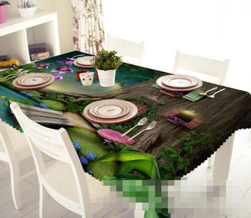 3D Lovely Tree House 1290 Tablecloths Wallpaper AJ Wallpaper 