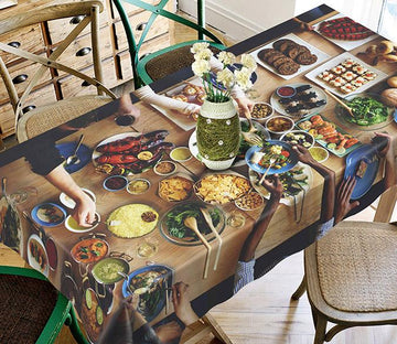 3D Rich Food 559 Tablecloths Wallpaper AJ Wallpaper 