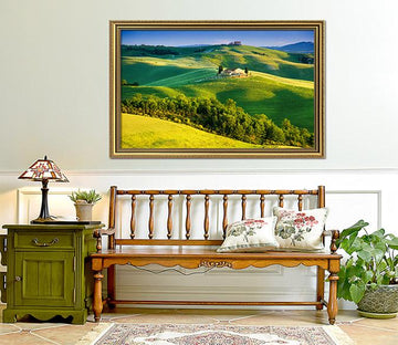 3D Country House 185 Fake Framed Print Painting Wallpaper AJ Creativity Home 