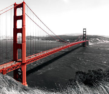 Red Long Bridge Wallpaper AJ Wallpaper 