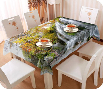 3D Waterfall Trees 256 Tablecloths Wallpaper AJ Wallpaper 