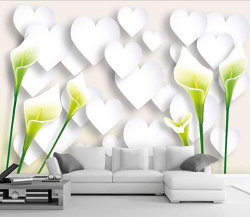 Heart Shapes Wallpaper AJ Wallpaper 