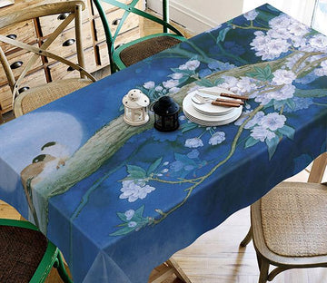 3D Flowers Tree Birds 219 Tablecloths Wallpaper AJ Wallpaper 