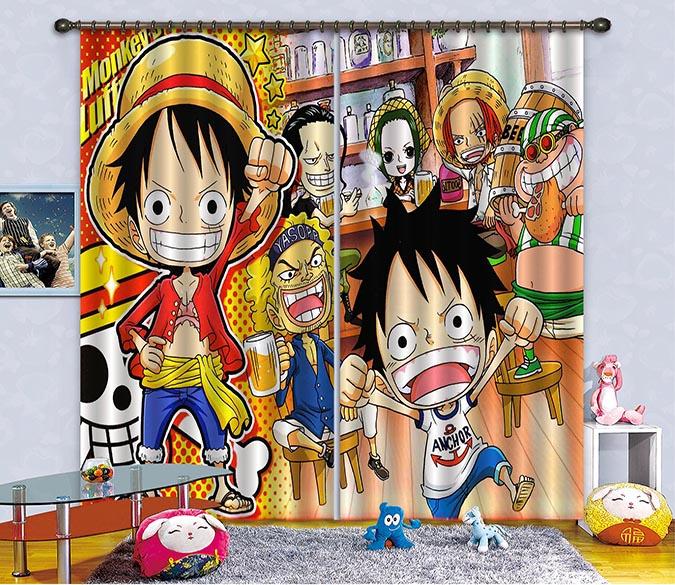 3D Funny Animation Roles 2390 Curtains Drapes Wallpaper AJ Wallpaper 