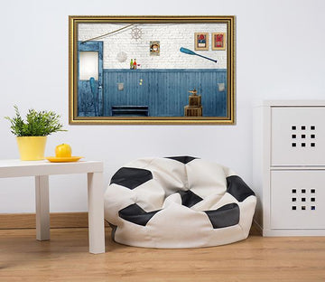 3D Paddle Photo 038 Fake Framed Print Painting Wallpaper AJ Creativity Home 