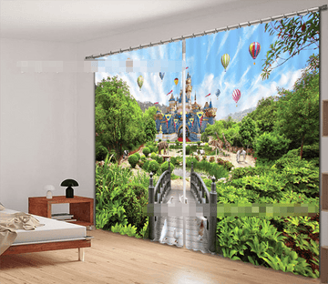 3D Beautiful Castle 2079 Curtains Drapes Wallpaper AJ Wallpaper 