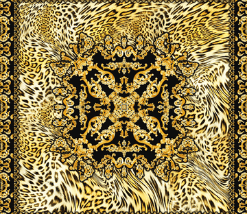 3D Leopard Prints Floor Mural Wallpaper AJ Wallpaper 2 