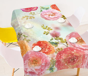 3D Snowing Field Flowers 272 Tablecloths Wallpaper AJ Wallpaper 