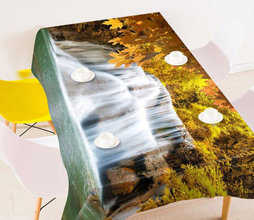 3D Forest Waterfall 639 Tablecloths Wallpaper AJ Wallpaper 