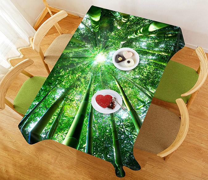 3D Bamboo Forest 55 Tablecloths Wallpaper AJ Wallpaper 