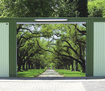 3D Roadside Lush Trees 84 Garage Door Mural Wallpaper AJ Wallpaper 