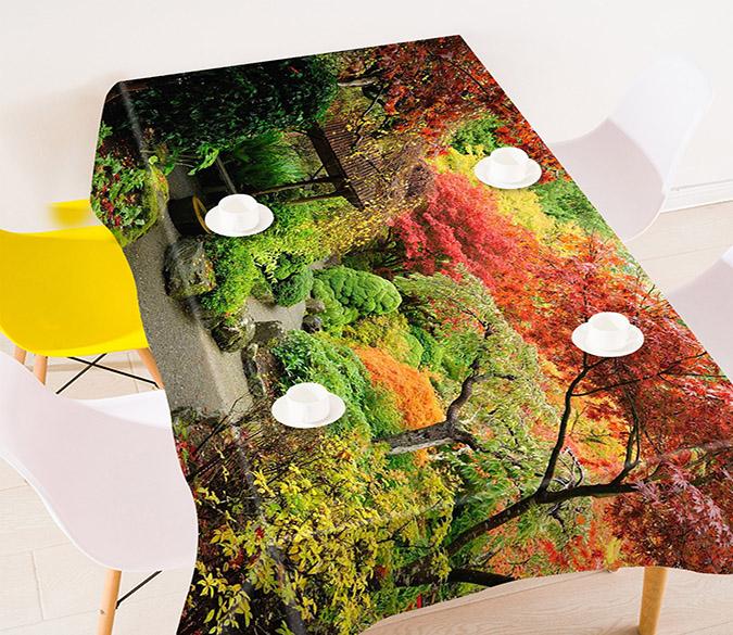3D Park Scenery 750 Tablecloths Wallpaper AJ Wallpaper 