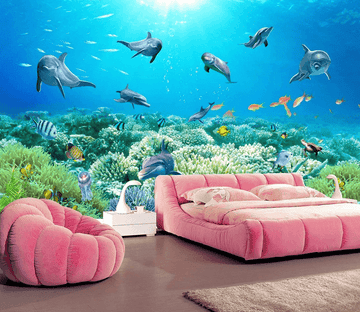 Dancing Dolphins Wallpaper AJ Wallpaper 2 