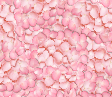 3D Pink Petals Floor Mural Wallpaper AJ Wallpaper 2 