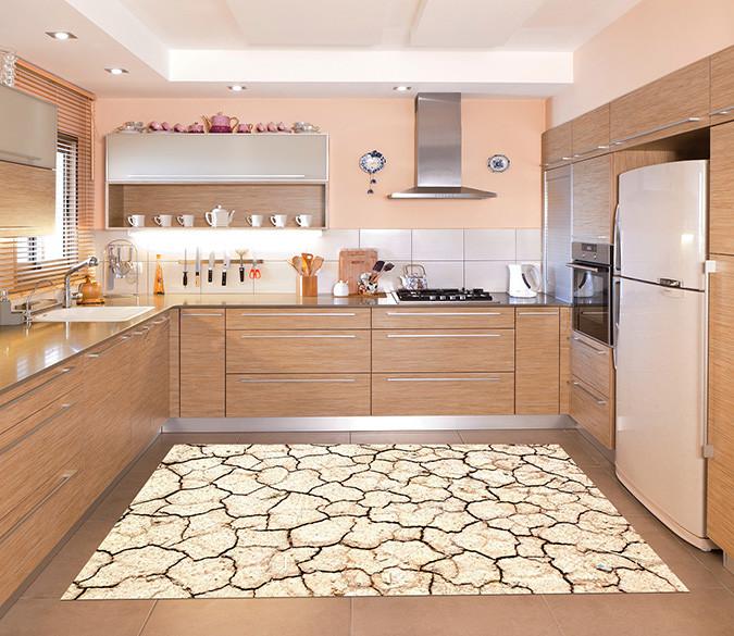 3D Cracking Mud Land 135 Kitchen Mat Floor Mural Wallpaper AJ Wallpaper 