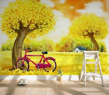 3D Bicycle House 045 Wallpaper AJ Wallpaper 