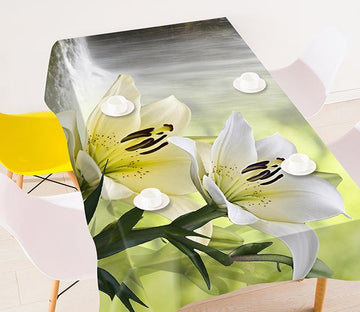 3D Beautiful Lilies 49 Tablecloths Wallpaper AJ Wallpaper 