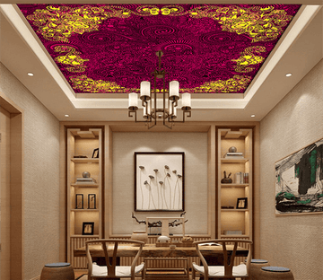 Yellow Lace Pattern 120 Wallpaper AJ Wallpaper 