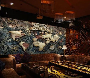 Textured World Map Wallpaper AJ Wallpaper 