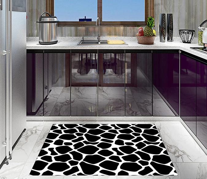 3D Black Spots 696 Kitchen Mat Floor Mural Wallpaper AJ Wallpaper 