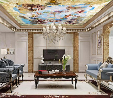 White Clouds Angel 011 Wallpaper AJ Wallpaper 