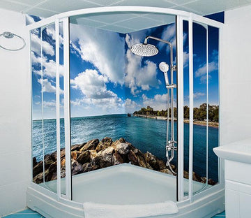 3D Vast Sea Scenery 30 Bathroom Wallpaper Wallpaper AJ Wallpaper 