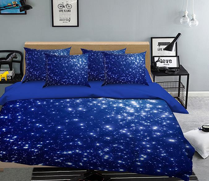 3D Shiny Stars Sky 128 Bed Pillowcases Quilt Wallpaper AJ Wallpaper 