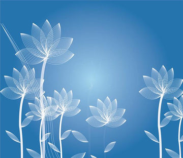 Transparent Flowers Wallpaper AJ Wallpaper 