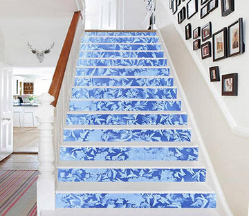 3D Frozen Snowflakes 1134 Stair Risers Wallpaper AJ Wallpaper 