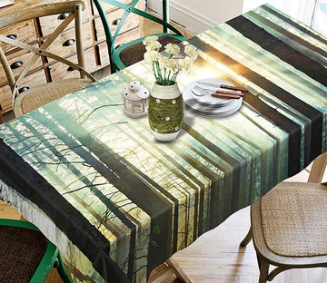 3D Forest Sunshine 345 Tablecloths Wallpaper AJ Wallpaper 