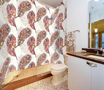 3D Colorful Feathers 47 Bathroom Wallpaper Wallpaper AJ Wallpaper 