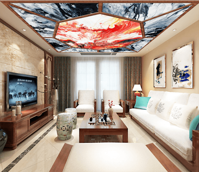 Red Smudged Pigment 200 Wallpaper AJ Wallpaper 