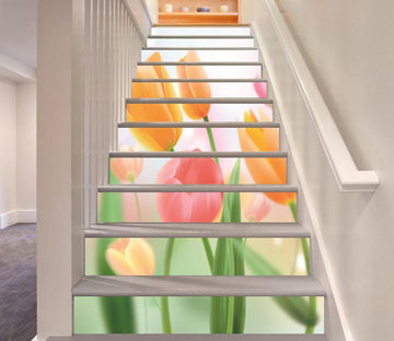 3D Elegant Tulip Flowers 114 Stair Risers Wallpaper AJ Wallpaper 