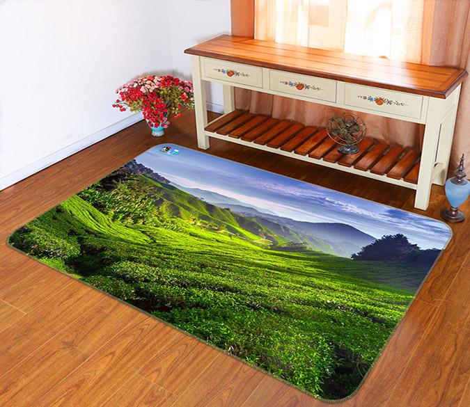 3D Tea Mountains Scenery 208 Non Slip Rug Mat Mat AJ Creativity Home 
