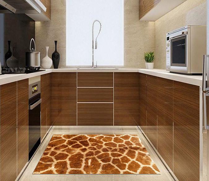 3D Animal Dots Kitchen Mat Floor Mural Wallpaper AJ Wallpaper 