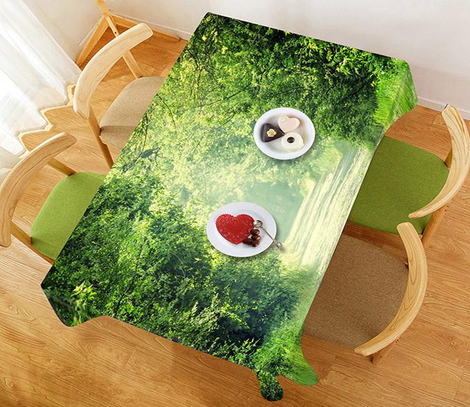 3D Roadside Green Plants 649 Tablecloths Wallpaper AJ Wallpaper 