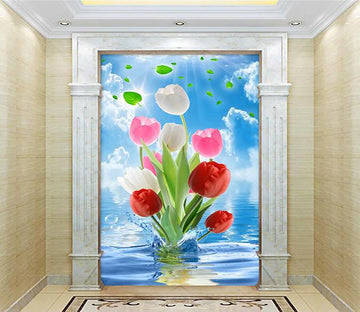 3D Sunshine Flower River 365 Wallpaper AJ Wallpaper 